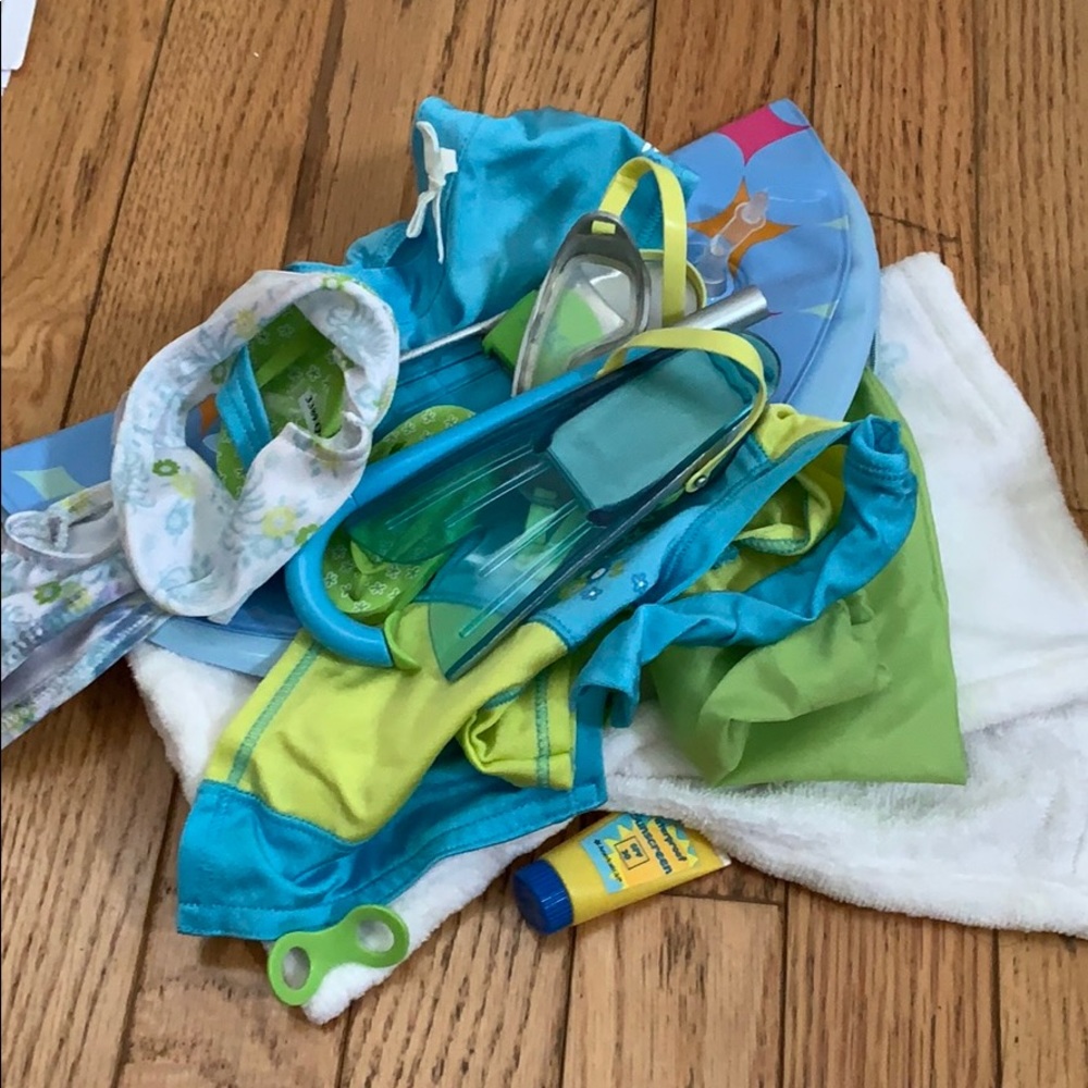 American Girl Swimming Set